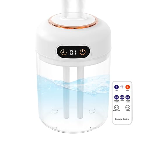 Desktop Luftbefeuchter | Desktop Doppelsprüh Silent Luftbefeuchter | Multifunktionaler Luftbefeuchter Für Zuhause Schlafzimmer Und Yoga Studios von Kasmole