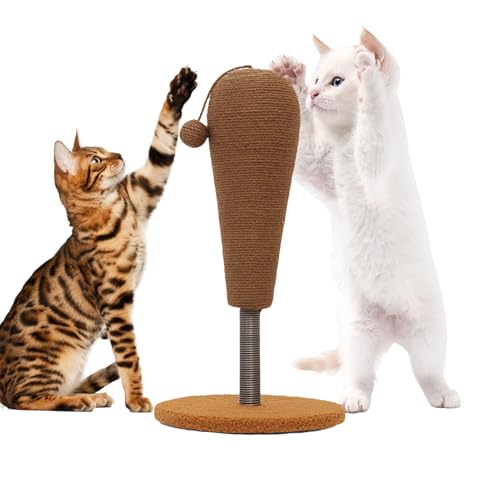Für Katzen | Kratzbrett Für Kitten - Möbelschoner Mit Hängendem Ball Spielzeug Für Wohnung Haus Wohnzimmer Spielbereich Verhaltenstraining von Kasmole