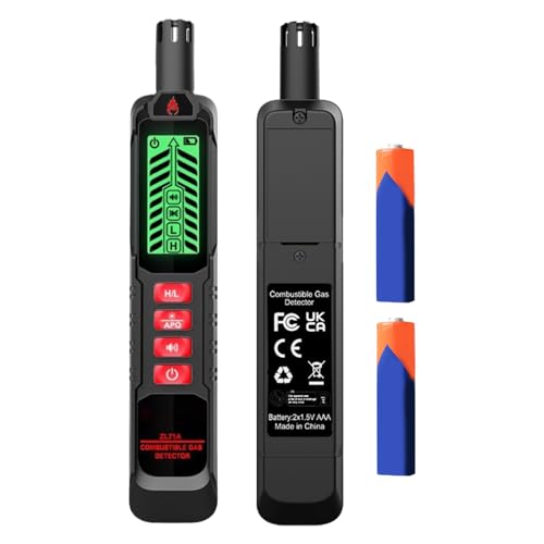 Gasspürgerät Für Zuhause,Ortungsgerät Zur Leckquellendetektion | Handheld Gasdetektor Schnüffler Für Sicherheit In Hotel Auto Haus Gastronomie von Kasmole