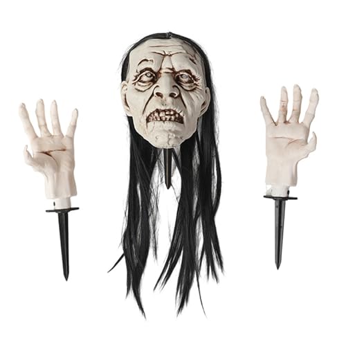 Halloween Skelettpfähle,Außendeko Mit Aufsteigendem Boden-Skelett | Licht Requisiten Spukdekoration Für Gartenparty Außenbereich Rasen Terrasse Gruselhaus Halloween Skelettpfähle,Außendeko Mit Aufsteigendem Boden-Skelett | Licht Requisiten Spukdekoration Für Gartenparty Außenbereich Rasen Terrasse Gruselhaus von Kasmole