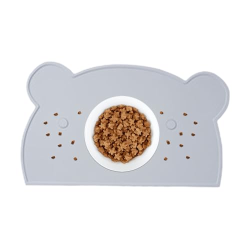 Hundefuttermatte - Silikon Katzennapf Unterlage | Bärchen Design Auslaufsicher Waschbar rutschfest Für Küche Balkon Auto Hundefuttermatte - Silikon Katzennapf Unterlage | Bärchen Design Auslaufsicher Waschbar rutschfest Für Küche Balkon Auto von Kasmole