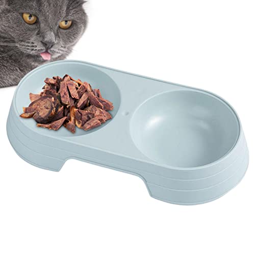 Hundefutterstation - Macaron erhöhte doppelte Hundenäpfe | Hundenapf Wasser- und Futternapf zum Füttern von kleinen, mittelgroßen Hunden, Katzen, Welpen von Kasmole