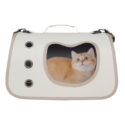 Hundetragesack - Verstellbare Katzentrage Sicherheitstrage - Klare Schultertrage Mit Breitem Griff Für Reisen Urlaub Camping Spaziergänge Hundetragesack - Verstellbare Katzentrage Sicherheitstrage - Klare Schultertrage Mit Breitem Griff Für Reisen Urlaub Camping Spaziergänge von Kasmole