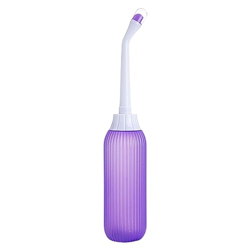Kasmole Bidetflasche in Reisegröße - 500 ml weibliche Postpartum-Waschflasche | Squeeze-Use-Waschflasche mit Aufbewahrungstasche für Behinderte von Kasmole