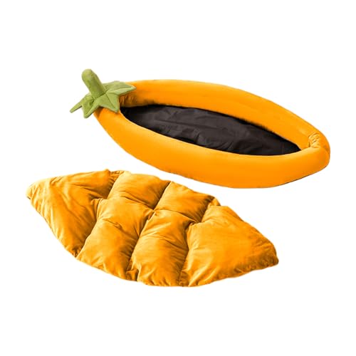 Kasmole Hundebett Für Welpen | Aubergine Hundelager Mit Wärmefunktion | Waschbares Wärmendes Haustiernest Für Innen Außen Garten Box Auto Reisen Wohnung Ecke von Kasmole