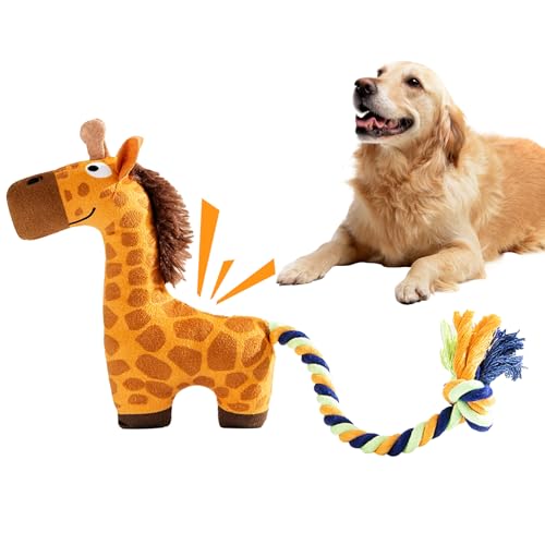 Kasmole Hundekauspielzeug - Weiches Hundespielzeug mit Quietschfunktion - Lustiges Ausstopfspielzeug Zur Bereicherung Für Pudel Bulldogge Ältere Hunde Indoor Outdoor Aktivitäten Haus Garten Reise Kasmole Hundekauspielzeug - Weiches Hundespielzeug mit Quietschfunktion - Lustiges Ausstopfspielzeug Zur Bereicherung Für Pudel Bulldogge Ältere Hunde Indoor Outdoor Aktivitäten Haus Garten Reise von Kasmole