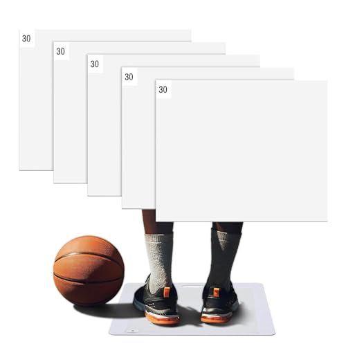 Kasmole Klebematte für Basketballschuhe | Austauschbare Basketballschuh-Klebematten Basketball-Klebematten für Volleyball, Hallenfußball, Badminton - Fangen Sie Staub und Schmutz EIN von Kasmole