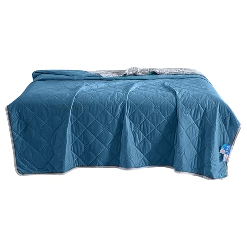 Kasmole Kühldecke - Sommerruhe Kühlklimadecke | Beidseitige Schlafdecke Kühlfunktion Für Zuhause Wohnzimmer Schlafzimmer Camping Reise Sofa Innenbereich von Kasmole