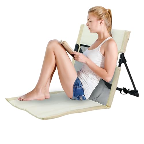 Klappstühle Für Draußen | Terassenstuhl Mit Ruckenlehne - Bodensitz Für Picknick Outdoorfeste Wandern Camping Garten Terrasse Klappstühle Für Draußen | Terassenstuhl Mit Ruckenlehne - Bodensitz Für Picknick Outdoorfeste Wandern Camping Garten Terrasse von Kasmole