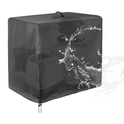 Poolfilterabdeckungen | Sandfilterabdeckung | Einfach zu installierender wasserdichter Siebschutz für Schmutzentfernung Beschattung Wassereinsparung Winter Haustiersicherheit Kinderschutz von Kasmole