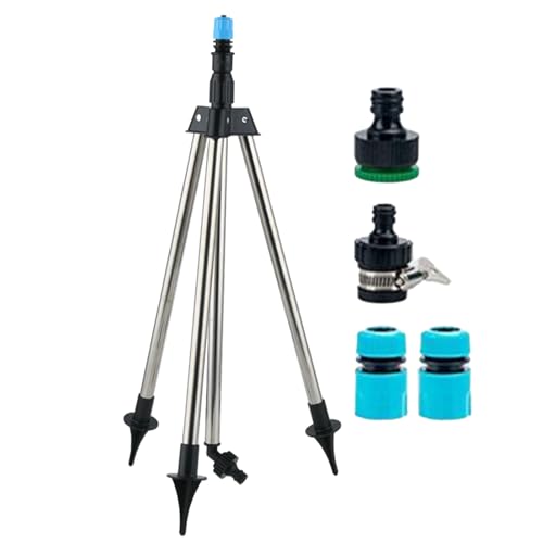 Rasen Tripod Sprinkler,Garten Drehregner Mit Dreibein | Teleskop-Ausziehbare Bewässerung Für Rasen Golfplatz Garten Rasen Tripod Sprinkler,Garten Drehregner Mit Dreibein | Teleskop-Ausziehbare Bewässerung Für Rasen Golfplatz Garten von Kasmole