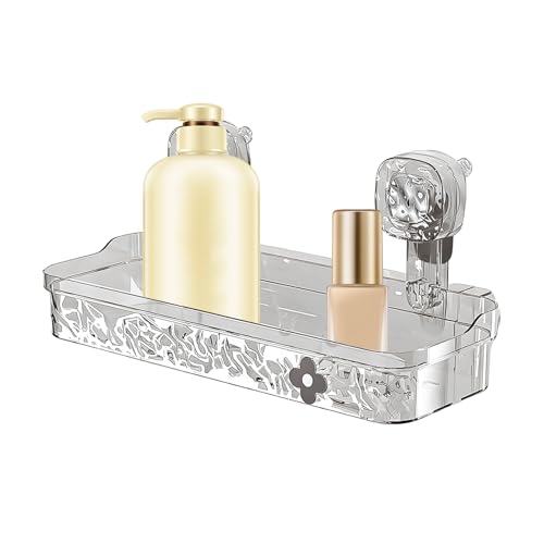 Saugnapf Duschregal - Dusch Organizer | Entfernbarer Seifenspender Mit Abflusslöchern Ohne Bohren Aufbewahrung Für Duschgel Shampoo Bad Dusche Wohnung Saugnapf Duschregal - Dusch Organizer | Entfernbarer Seifenspender Mit Abflusslöchern Ohne Bohren Aufbewahrung Für Duschgel Shampoo Bad Dusche Wohnung von Kasmole