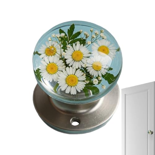 Schlösser Für Schlafzimmer | Retro Runder Blumen Türgriff Aus Epoxidharz | Vintage Dekorativer Griff Für Schrank Toilette Badezimmer Moderne Klassische Schlafzimmer Geschäft von Kasmole