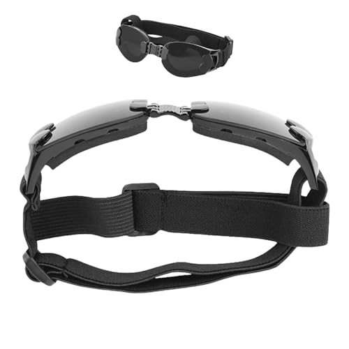 Sonnenbrille für Hunde, mittlere Rasse, Blendschutz-Sonnenbrille für Tiere, UV-Schutz mit verstellbarem Riemen, zum Wandern in den Bergen Sonnenbrille für Hunde, mittlere Rasse, Blendschutz-Sonnenbrille für Tiere, UV-Schutz mit verstellbarem Riemen, zum Wandern in den Bergen von Kasmole