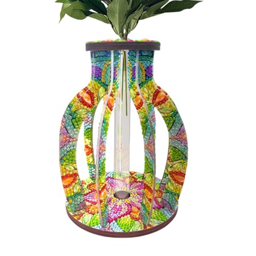 Strasssteine Kunst Bemalte Vase, Vase Strasssteine Kunst Set Für Erwachsene, Deko Bastelbedarf Handmade Geschenk Ideen Für Erwachsene Kinder Anfänger Strasssteine Kunst Bemalte Vase, Vase Strasssteine Kunst Set Für Erwachsene, Deko Bastelbedarf Handmade Geschenk Ideen Für Erwachsene Kinder Anfänger von Kasmole