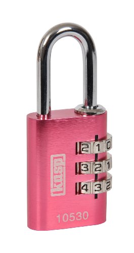 Kasp K10530PIND Zahlenschloss, Aluminium, 30 mm, rosa von C.K