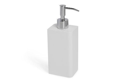 Kassatex Lacca Lotionspender, Harz, Weiss/opulenter Garten, Lotion Dispenser von Kassatex