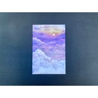 Über Den Wolken Kunstdruck Sonnenaufgang Reisekunst Luftfahrt Fliegen Wolke Surfen Malerei Geschenk Für Piloten Reisende von KassiSkyeStudio