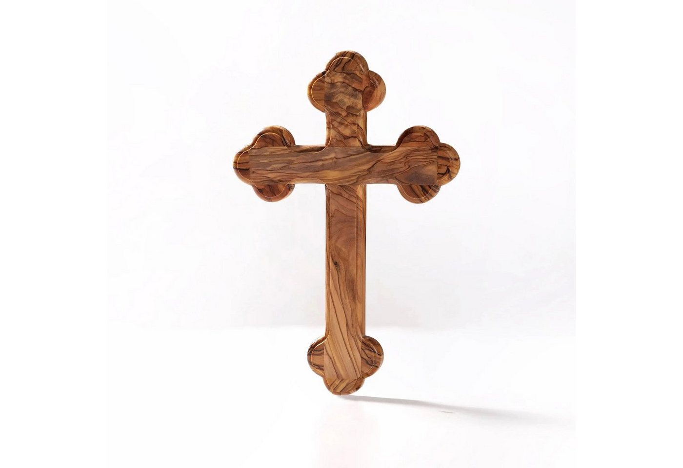 Kassis Dekoobjekt Kreuz aus Olivenholz, handgemacht, Kruzifix, Wandkreuz, zum aufhängen, Holzdeko, umweltfreundlich, Naturprodukt, aus Bethlehem von Kassis