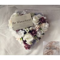 Grabgesteck Herz Gesteck Zur Beerdigung Individuell Personalisierbar von KatTheMythsWireland