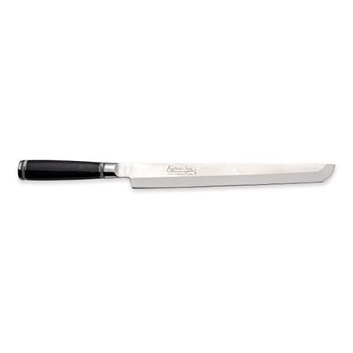 Katana Saya 27 cm Sashimi Messer, 67-lagiger VG-10 Damaszenerstahl, Griff aus Pakkaholz von Katana Saya
