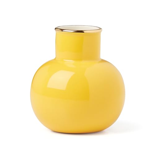 Kate Spade Make It Pop Vase, klein, 0,68 cm, Gelb von Kate Spade New York