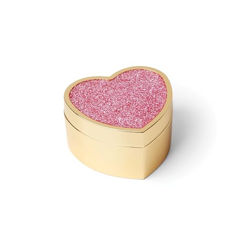 Kate Spade New York Sitting Pretty Pink Glitter Heart Box von Kate Spade New York