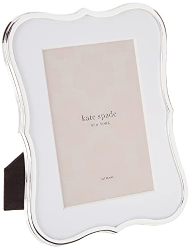 Kate Spade New York Crown Point 12,7 x 17,8 cm Rahmen, Versilberte Zinklegierung, Silber, 1.65 LB von Kate Spade New York