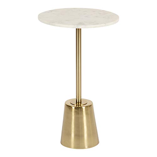 Kate and Laurel Tira Modern Marble Side Table, 14 x 14 x 24, Gold, Small Pedestal Table for Decorative Display Kate and Laurel Tira Modern Marble Side Table, 14 x 14 x 24, Gold, Small Pedestal Table for Decorative Display von Kate and Laurel