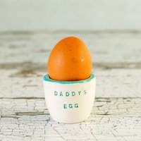 Personalisierte Keramik Eierbecher Ostergeschenk Babygeschenk Personalisiertes von KateCeramicsUK