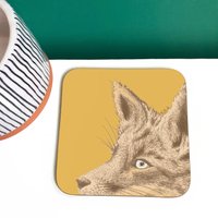 Fuchs Untersetzer - Fox Decor Housewarming Geschenk von KateDanielsDesign