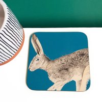 Hase Untersetzer Modernes Waldtier Motiv von KateDanielsDesign