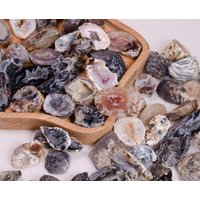 1stk Mini Achat Geode Druzy Natur Roh Edelstein-Dekor-Chakra&reiki-Heilsteine-Bergmann-Exemplar-Sammlung von KateGemStones