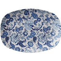 Servierplatte in Luxus Blau Und Weiß Floral Chinoiserie, Serviertabletts, Mikrowellensichere Servierschalen, Elegantes Geschirr Set Geschenke von KateMcEnroeNYC