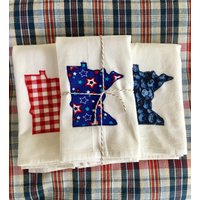 Americana Floursack Handtuch von KatePearceStudio