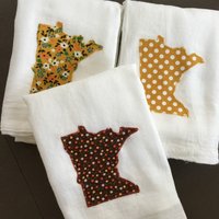 Minnesota Floursack Handtuch - 3Er-Set von KatePearceStudio