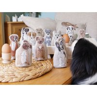 Gestickter Hund Eierwärmer - Zwölf Rassen Verfügbar von KateSprostonDesign