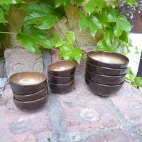 Keramikschalen-Sets in 2 Größen Braun Keramikschalen-Sets in 2 Größen Braun von KathisHotchpotch