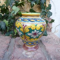 Vase Majolika Keramik Vase Majolika Keramik von KathisHotchpotch