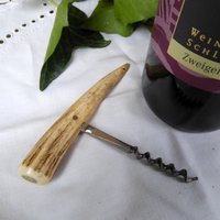 Vintage Korkenzieher Stoppelzieher Flaschenöffner Mit Horngriff von KathisHotchpotch