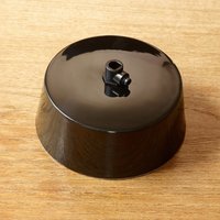 Schwarze Keramik Rosette Schwarze Keramik Rosette von KathleenHillsUK