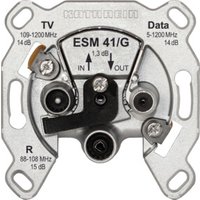 Kathrein BK-Modem-Steckdose 3fach Durchgangsd.selektiv ESM 41/G von Kathrein