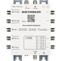 Kathrein EXD 258 Twin SAT Multischalter Kaskade Unicable Eingänge (Multischalter): 5 (4 SAT/1 terre von Kathrein