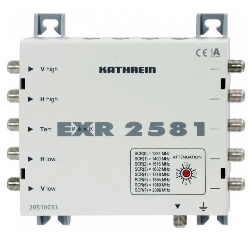 Kathrein Kathrein EXE 2581 Unicable-Multischalter Camping Sat-Anlage (4), AGC (Automatic Gain Control) von Kathrein
