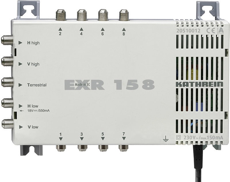 Kathrein SAT Multischalter für Satellitensignal EXR 158 Eingänge grau DEFEKTWARE Kathrein SAT Multischalter für Satellitensignal EXR 158 Eingänge grau DEFEKTWARE von Kathrein