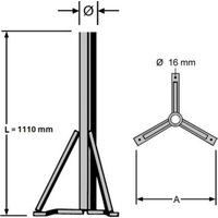 Kathrein Standfuß ZAS 15 von Kathrein