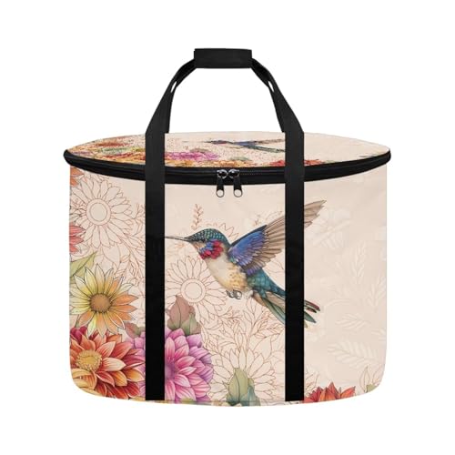 Kathyboom Tragbare Slow-Cooker-Reisetasche, Kolibri-Design, isolierte Slow-Cooker-Taschen, groß für die meisten 4, 5, 6, 7, 8 Quart Töpfe Kathyboom Tragbare Slow-Cooker-Reisetasche, Kolibri-Design, isolierte Slow-Cooker-Taschen, groß für die meisten 4, 5, 6, 7, 8 Quart Töpfe von Kathyboom