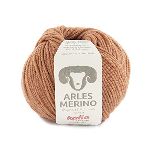Katia Arles Merino Farbe 53 coral, Merinowolle mulesingfrei aus Frankreich, zum Stricken oder Häkeln von theofeel