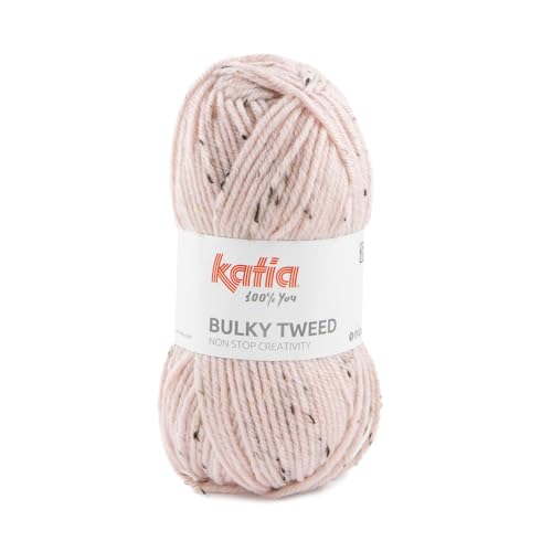 Katia Bulky Tweed - Farbe: Rosa (204) - 100 g/ca. 150 m Wolle von Katia