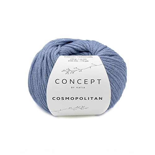 Lanas Katia Cosmopolitan Strickgarn, Farbe Safata Cod. 84 von Katia